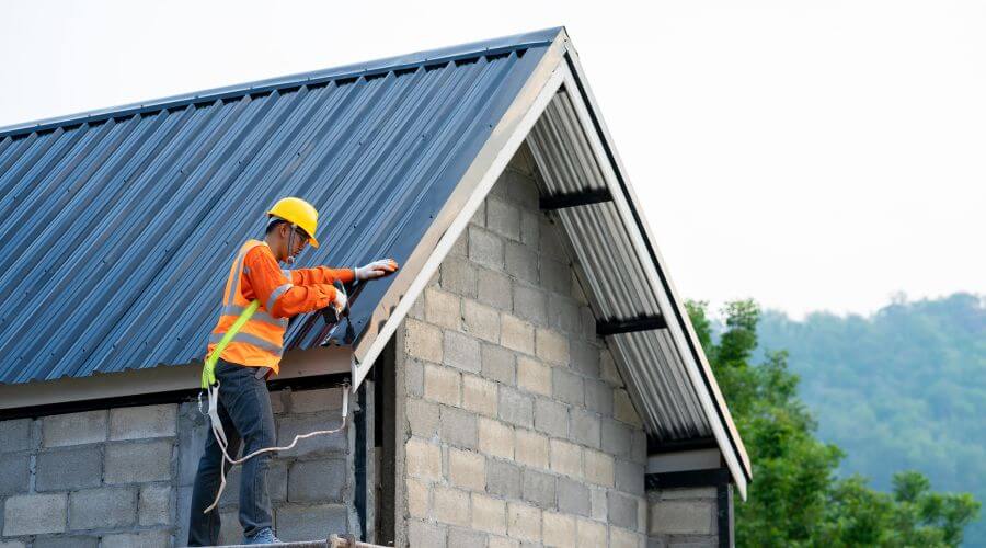 Professional metal roof installation in Hingham, MA